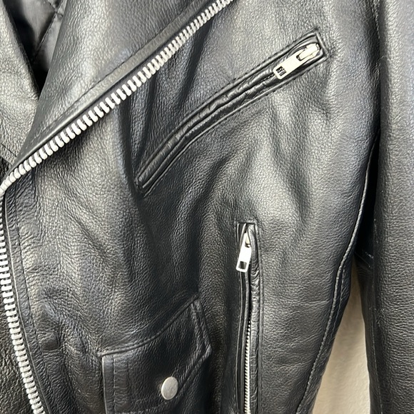 Milwaukee Leather Performance Apparel Leather Biker Motorcycle Jacket Size 34/XS - Picture 8 of 9